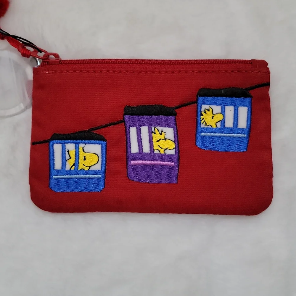 Vera Bradley Peanuts Collection Woodstock Ski Lift Zip ID Lanyard